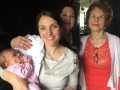 Four Generations Ladies  Liliana, mother Alison, grand mother Peggy and Great Grandmother Corny July 30, 2017 Sydney