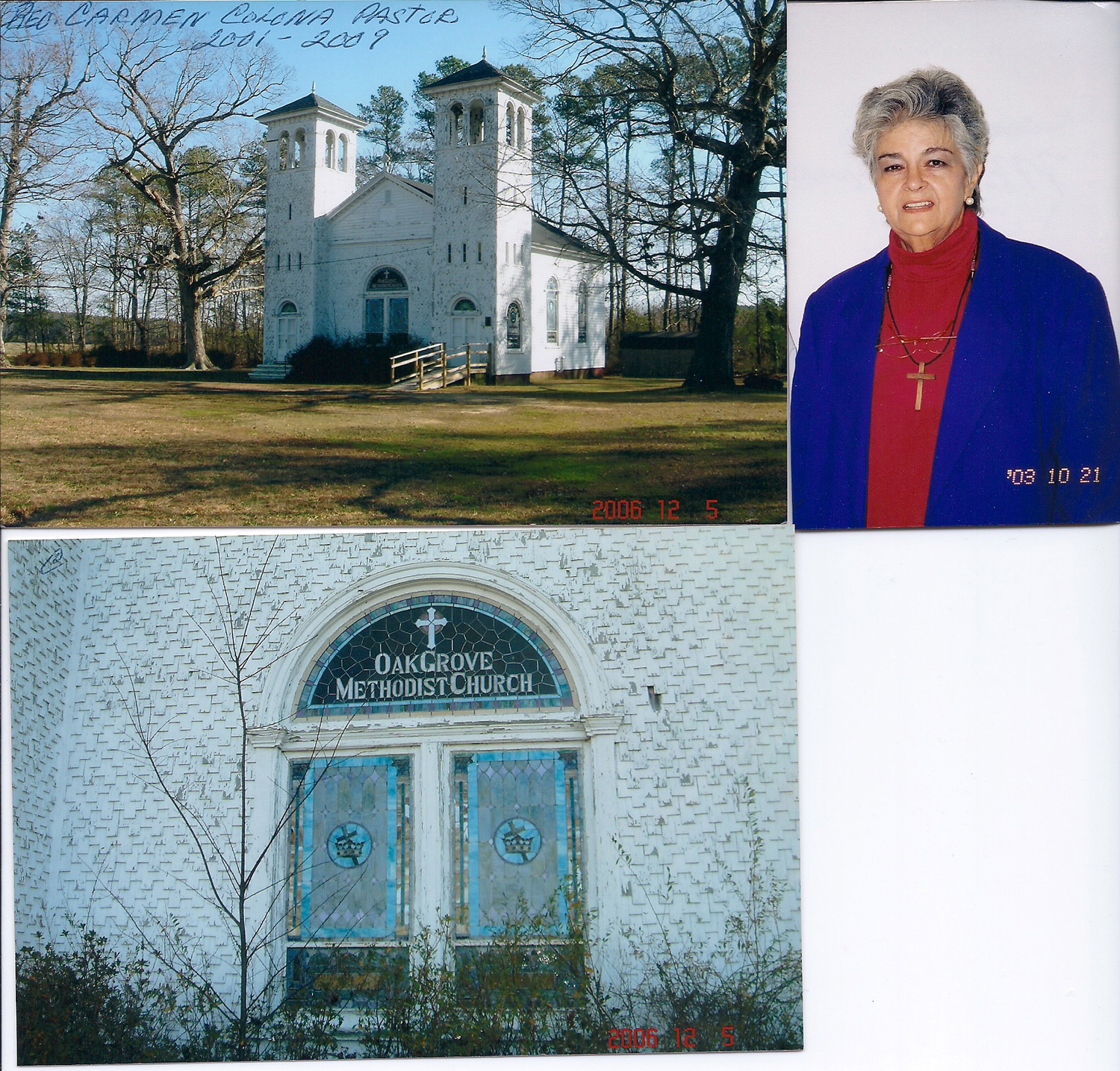 carmen_and_church_whjere_she_officiated_as_pastor_2009